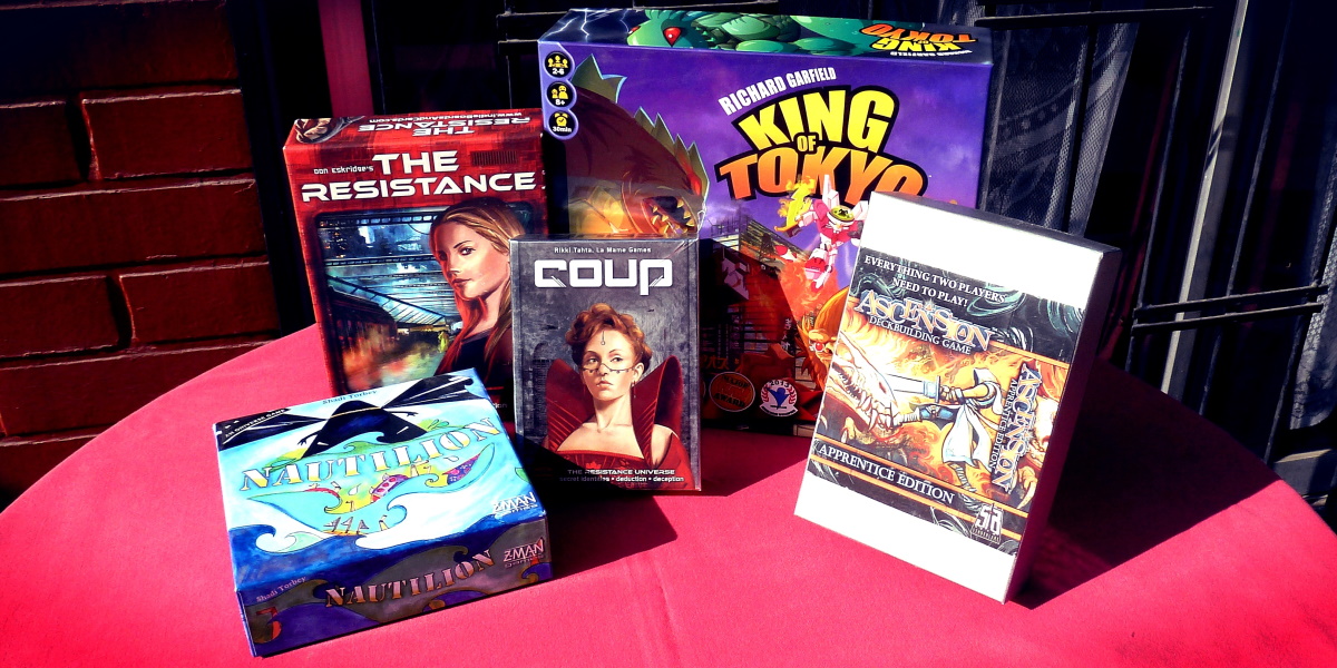 Juegos Pandemic, Aventureros al Tren, Pyramids, Lords of Waterdeep y Forbidden Island